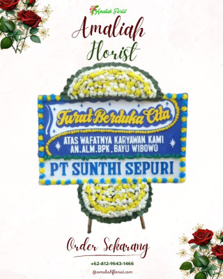 Papan Bunga Duka di Pagerharjo