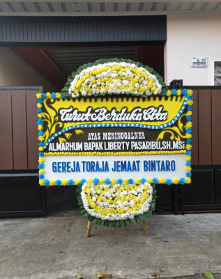 Papan Bunga Duka di Pagerharjo